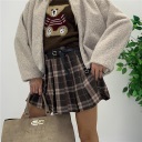 gonna con cintura a quadri priscilla